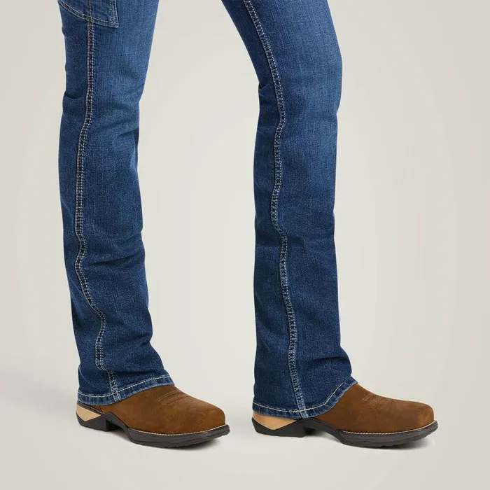 Women Denim Ariat Rebar Work Flex Perfect Rise Riveter Boot Cut Jean Pilar Women Denim Ariat Rebar Work Flex Perfect Rise Riveter Boot Cut Jean Pilar