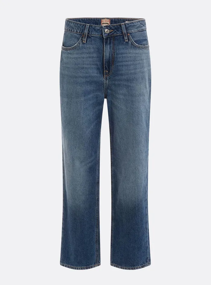 Women Denim GUESS Eco Highrise Hollywood Relaxed Denim Jeans In The Challenge Women Denim GUESS Eco Highrise Hollywood Relaxed Denim Jeans In The Challenge