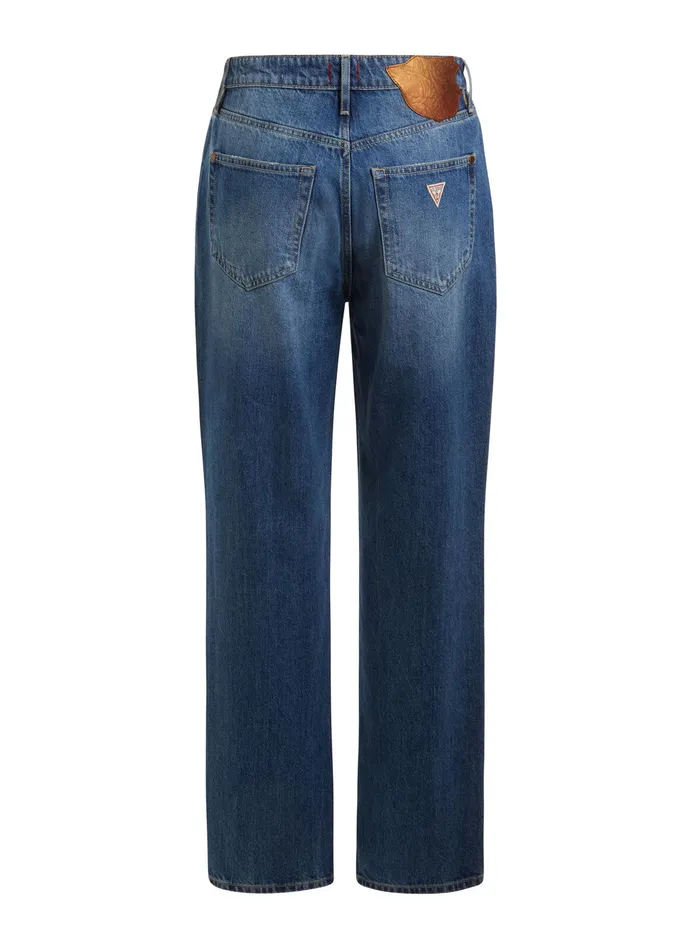 Women Denim GUESS Eco Highrise Hollywood Relaxed Denim Jeans In The Challenge Women Denim GUESS Eco Highrise Hollywood Relaxed Denim Jeans In The Challenge