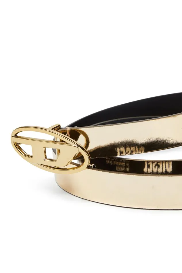 Women Diesel Belts B1DR 20 Goldblack Women Diesel Belts B1DR 20 Goldblack