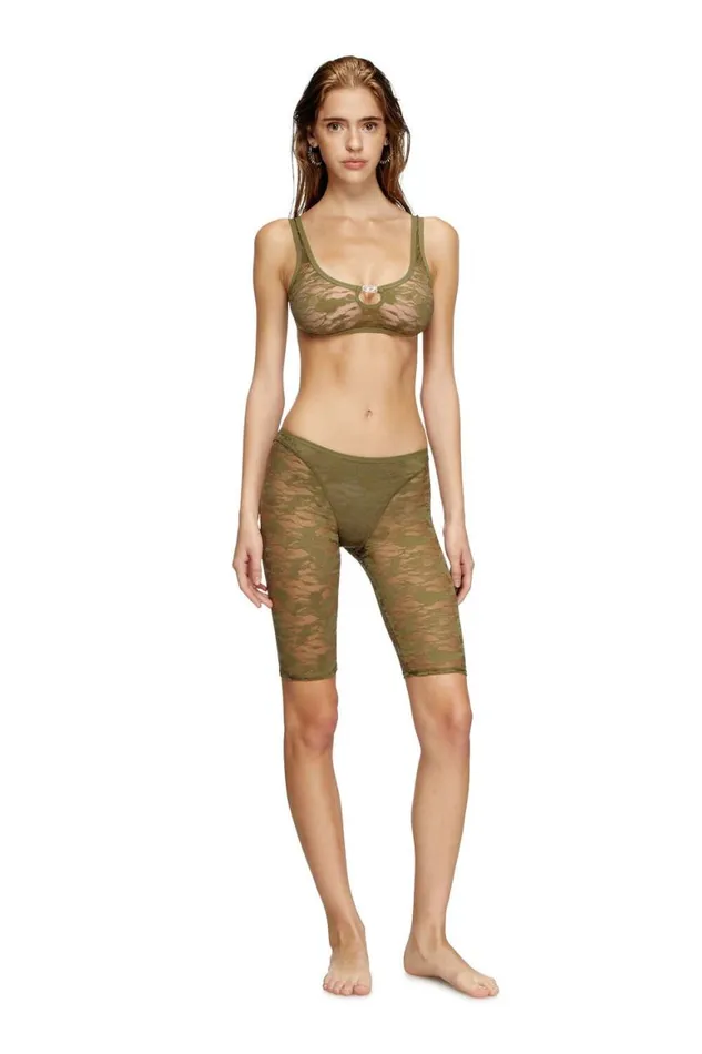 Women Diesel Caps Hats and Scarves UFLBDOVALLACESHORT Military Green