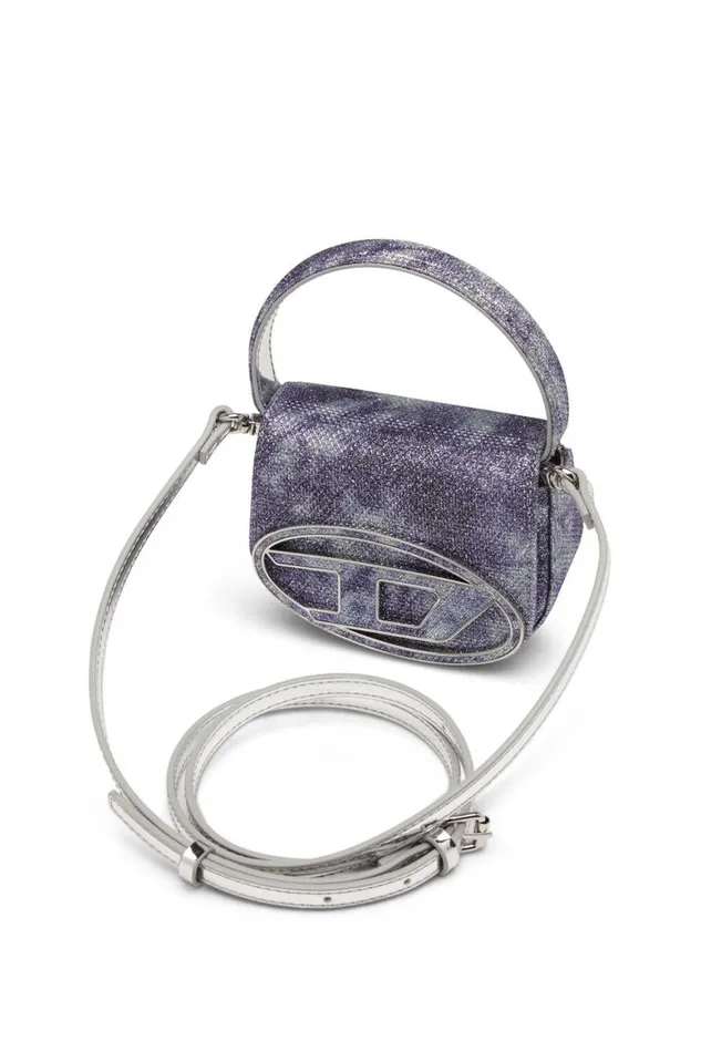 Women Diesel Crossbody Bags 1DR XS Blue Women Diesel Crossbody Bags 1DR XS Blue