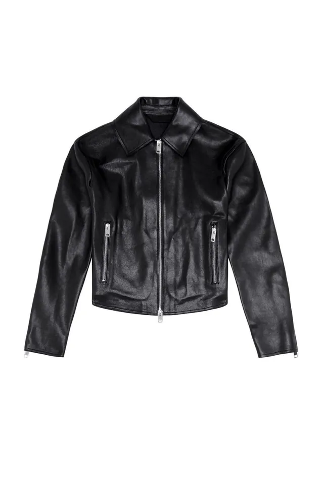 Women Diesel Jackets LMELIANW Black Women Diesel Jackets LMELIANW Black