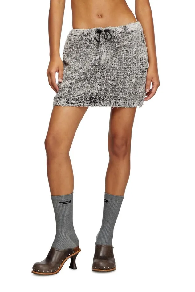 Women Diesel Skirts DEMINIS Grey Women Diesel Skirts DEMINIS Grey