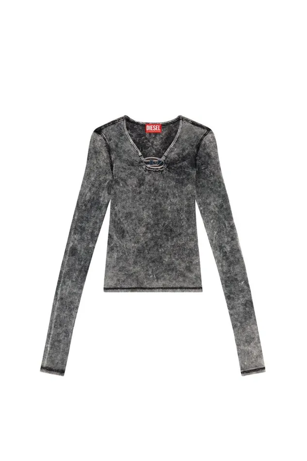 Women Diesel TShirts and Tops TRESPECLS Dark Grey Women Diesel TShirts and Tops TRESPECLS Dark Grey