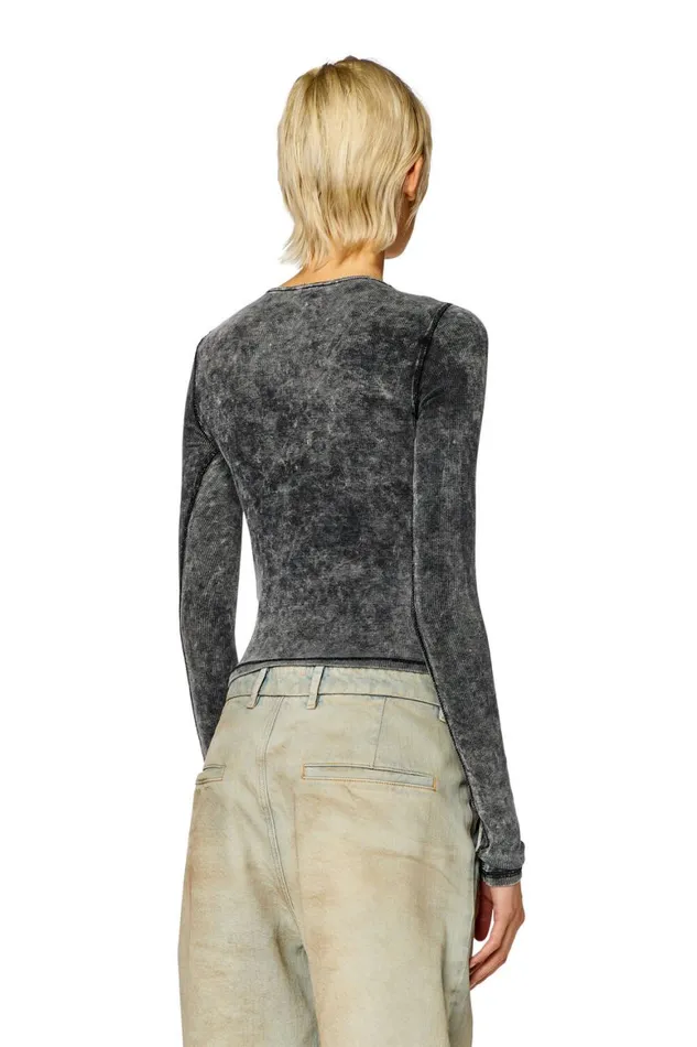 Women Diesel TShirts and Tops TRESPECLS Dark Grey Women Diesel TShirts and Tops TRESPECLS Dark Grey