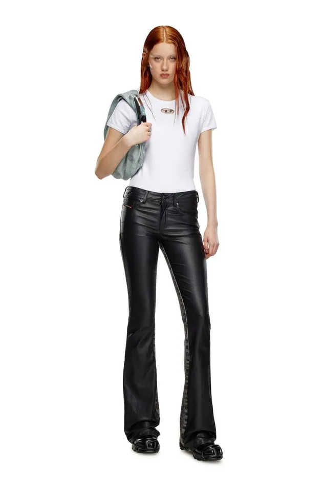 Women Diesel TShirts and Tops TUNCUTIELONGOD White