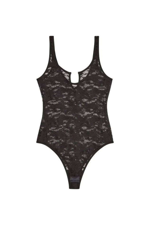 Women Diesel Underwear and Socks UFBYDOVALLACEBODYSUIT Black Women Diesel Underwear and Socks UFBYDOVALLACEBODYSUIT Black