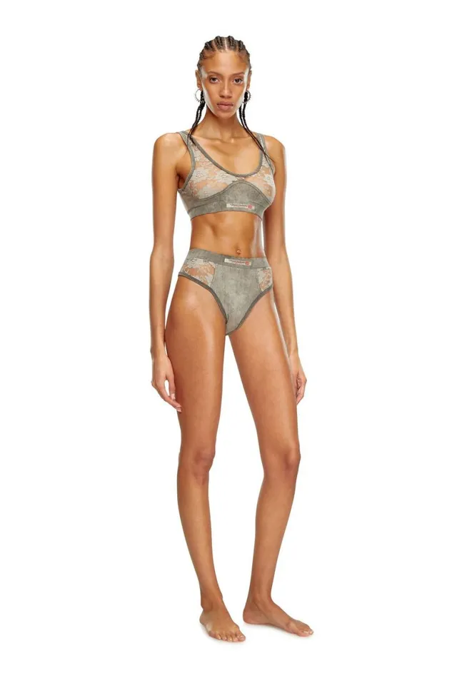Women Diesel Underwear and Socks UFPNDENIMLACEBIKINIBRIEF Dark Grey Women Diesel Underwear and Socks UFPNDENIMLACEBIKINIBRIEF Dark Grey