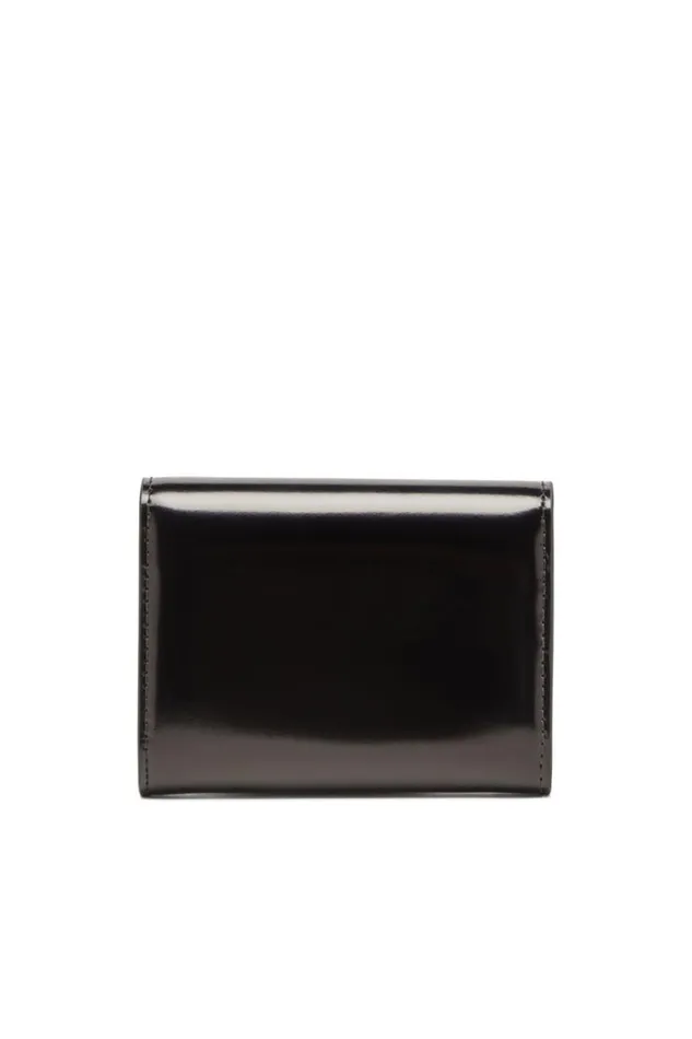 Women Diesel Wallets 1DR CARD HOLDER BIFOLD ZIP III Black Women Diesel Wallets 1DR CARD HOLDER BIFOLD ZIP III Black