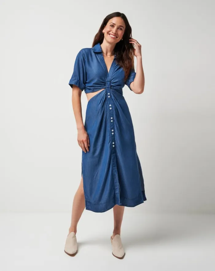 Women Dresses TravisMathew OLD HAVANA DRESS Copen Blue