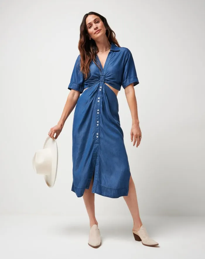 Women Dresses TravisMathew OLD HAVANA DRESS Copen Blue