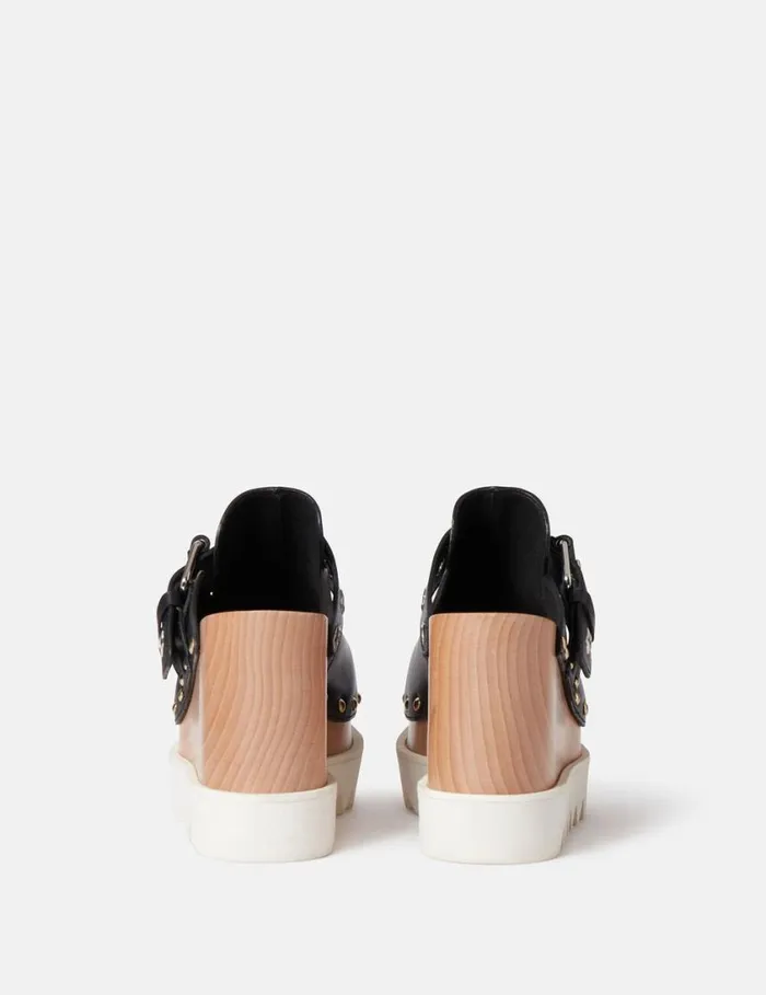 Women Elyse StarStudded Mules Black Stella McCartney Wedges Women Elyse StarStudded Mules Black Stella McCartney Wedges