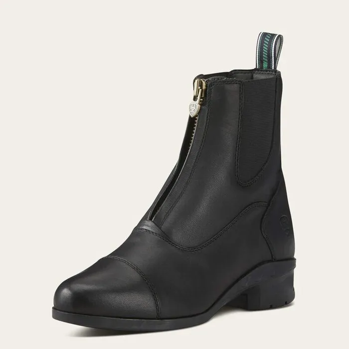 Women English Riding Boots Ariat Heritage IV Zip Paddock Boot Black