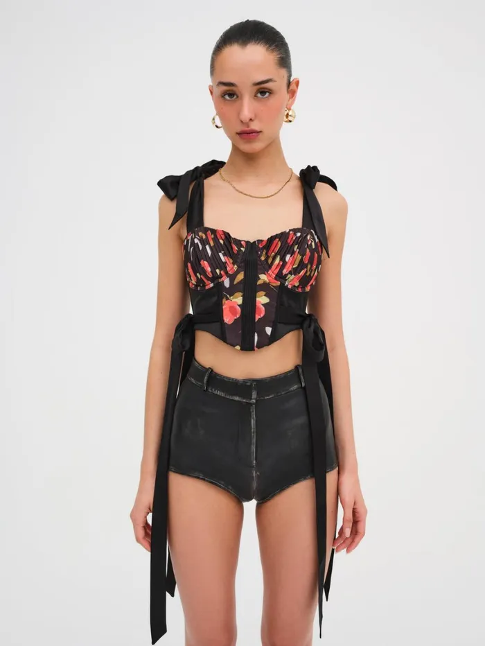 Women Eugene Corset Top Black For Love and Lemons Tops Women Eugene Corset Top Black For Love and Lemons Tops