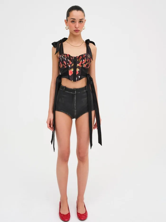 Women Eugene Corset Top Black For Love and Lemons Tops Women Eugene Corset Top Black For Love and Lemons Tops
