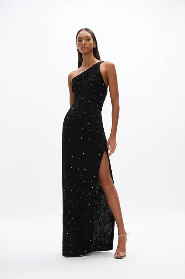 Women Evening Dresses Rachel Gilbert Kaito Gown Black