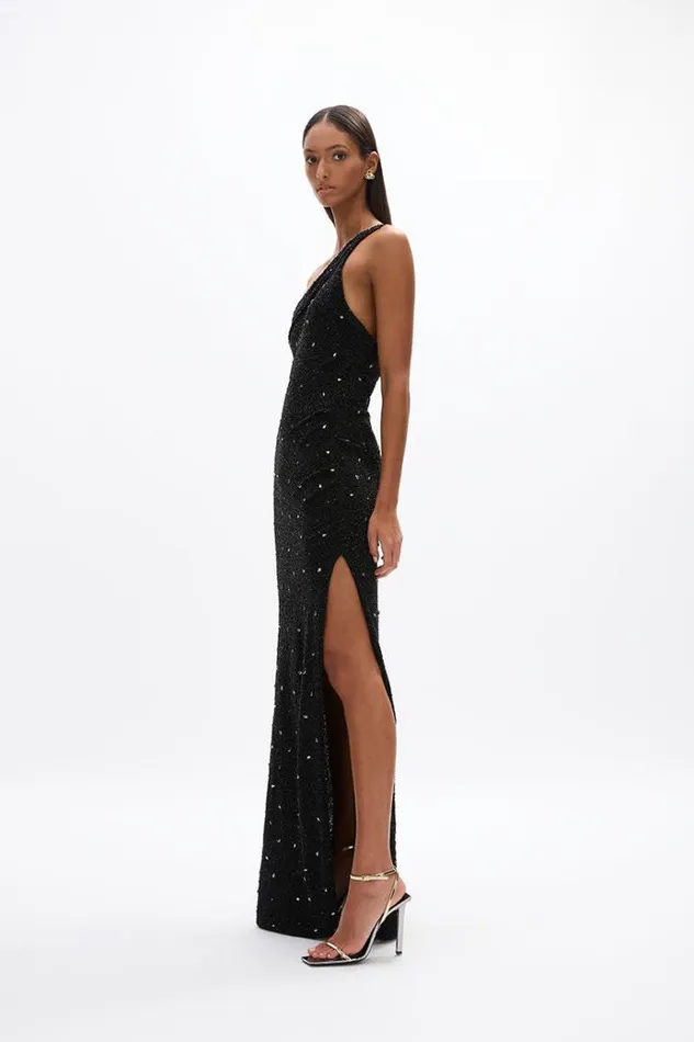 Women Evening Dresses Rachel Gilbert Kaito Gown Black