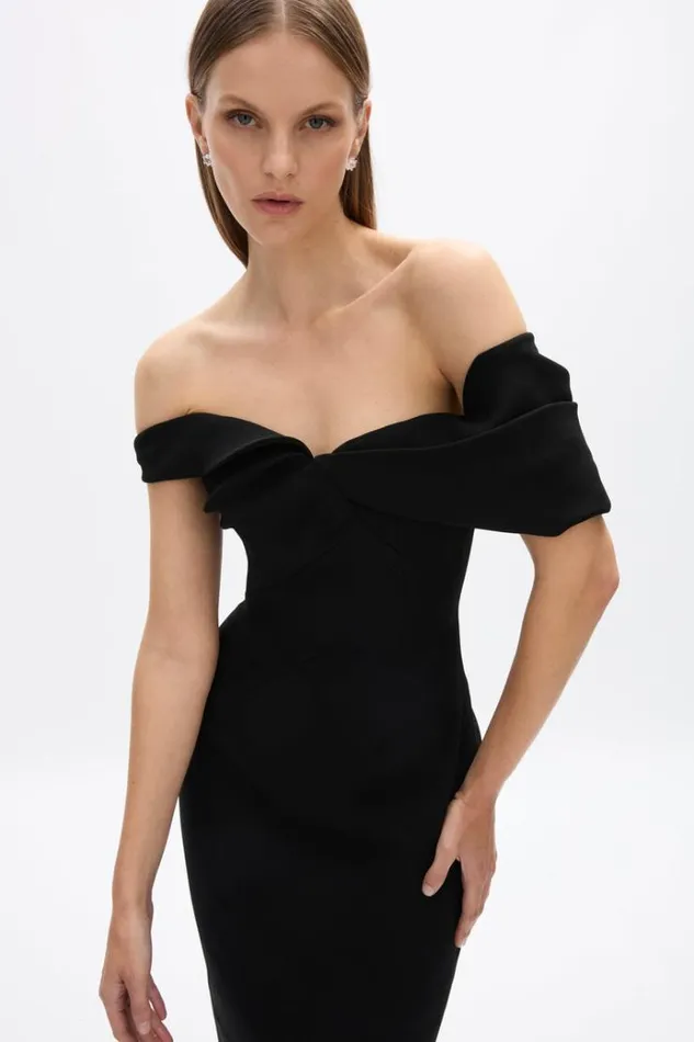 Women Evening Dresses Rachel Gilbert Mattie Gown Black Women Evening Dresses Rachel Gilbert Mattie Gown Black