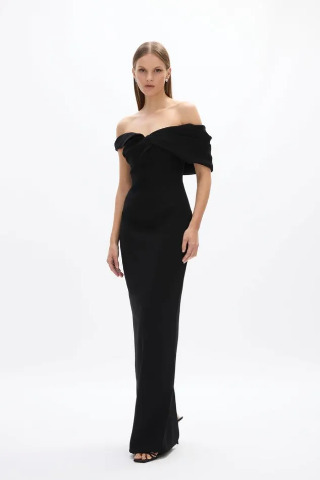 Women Evening Dresses Rachel Gilbert Mattie Gown Black Women Evening Dresses Rachel Gilbert Mattie Gown Black