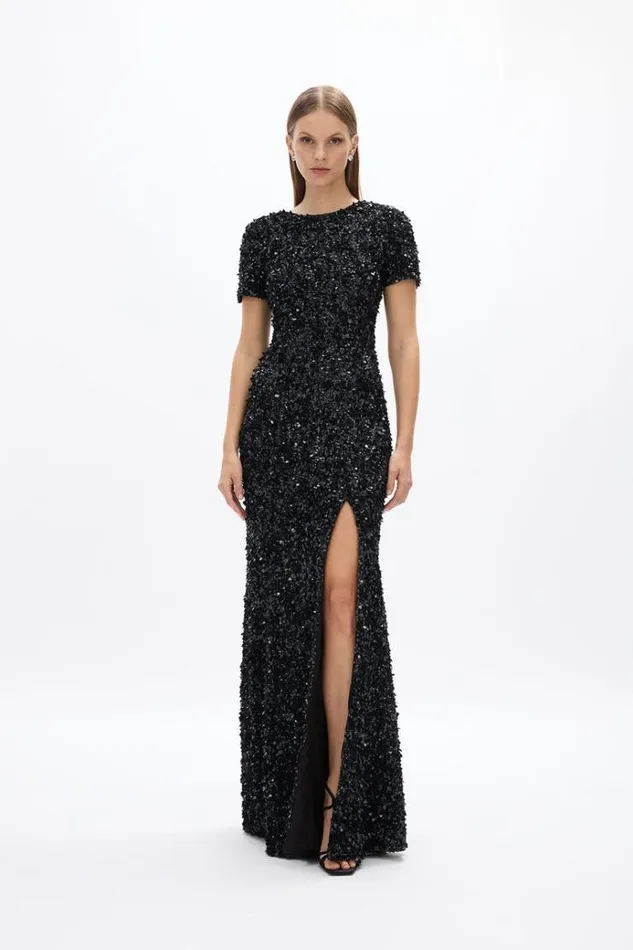 Women Evening Dresses Rachel Gilbert Nixie Gown Black