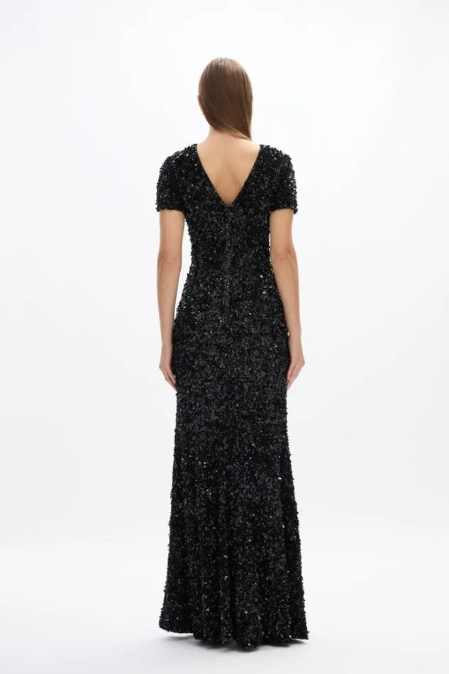 Women Evening Dresses Rachel Gilbert Nixie Gown Black