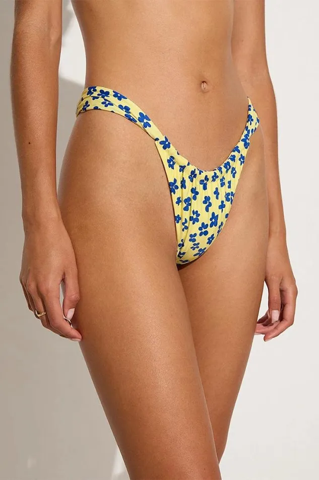 Women Faithfull The Brand Swim Andez Bikini Bottoms Gita Floral Blue 8211 Final Sale