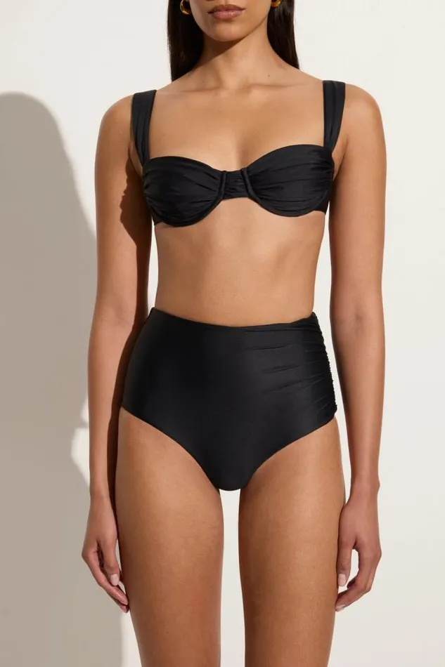 Women Faithfull The Brand Swim Bianca Bikini Bottoms Black