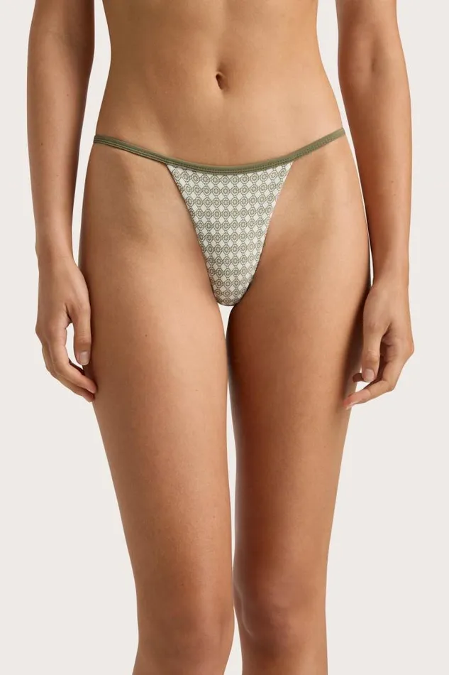 Women Faithfull The Brand Swim Manon Bikini Bottom Oliander Khaki