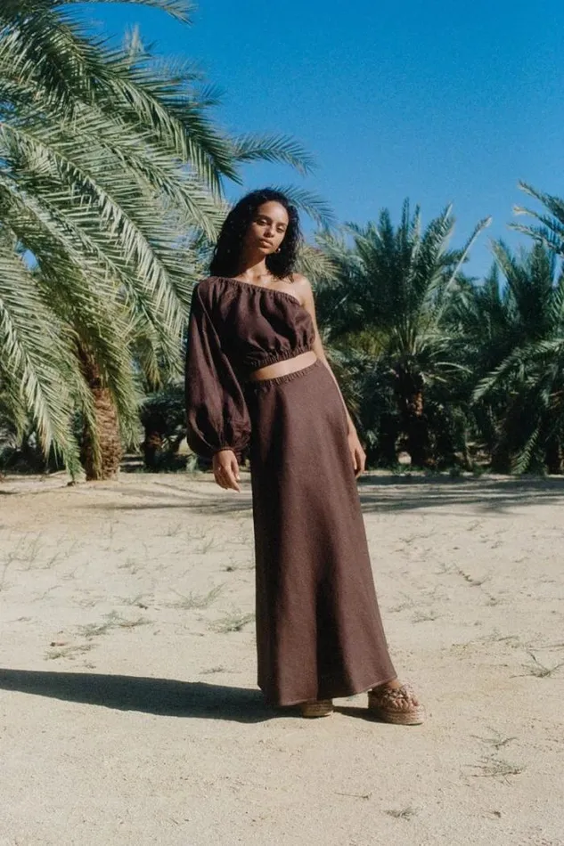 Women Faithfull The Brand Tops Annato Top Cacao