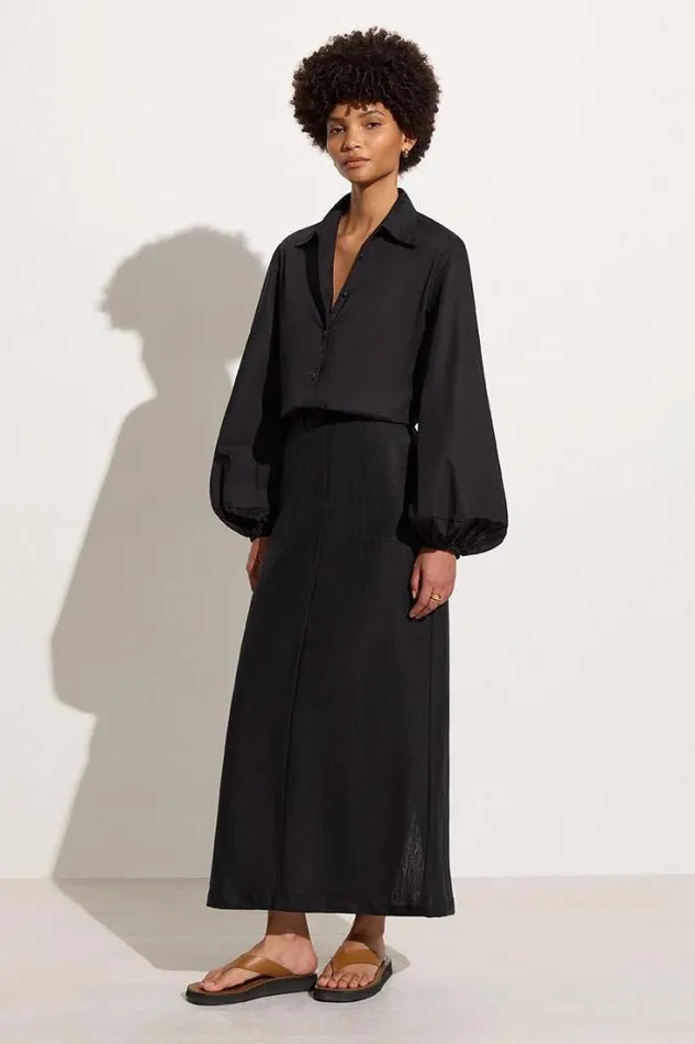 Women Faithfull The Brand Tops Managua Shirt Black