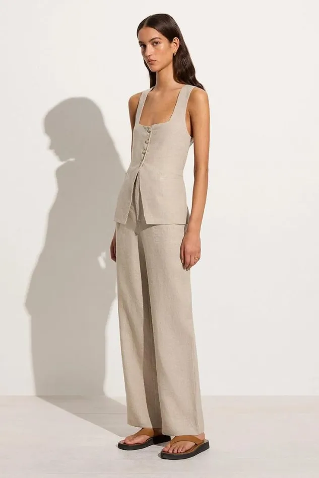 Women Faithfull The Brand Tops Maya Vest Natural