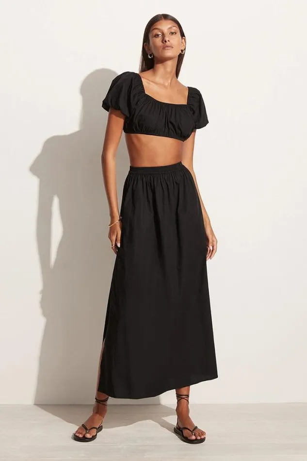 Women Faithfull The Brand Tops Rhea Top Black 8211 Final Sale