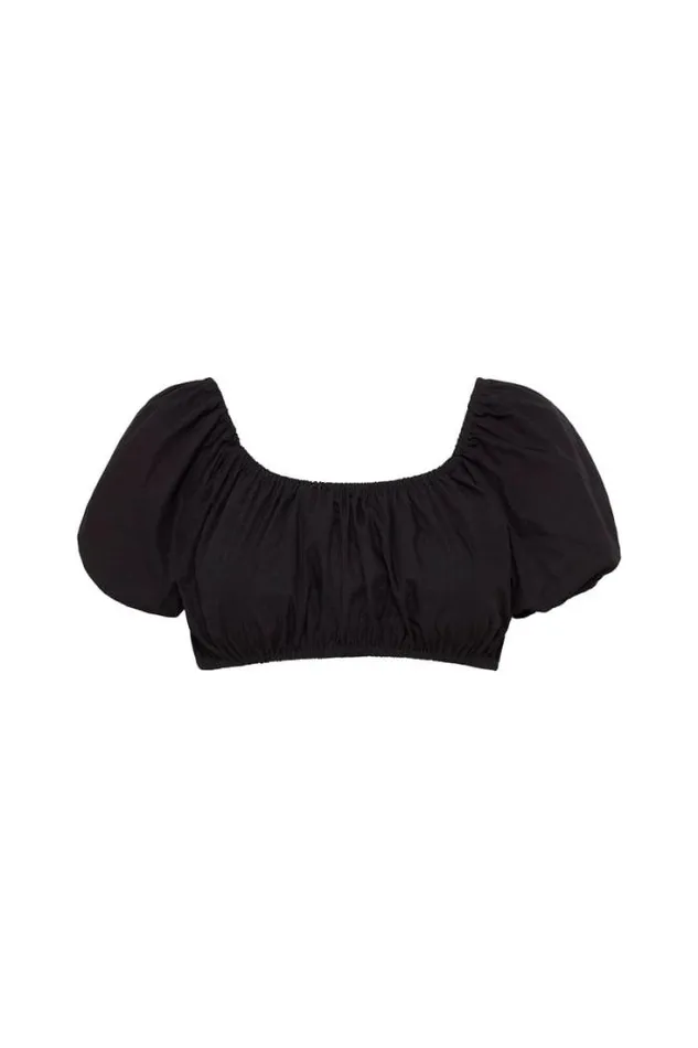Women Faithfull The Brand Tops Rhea Top Black 8211 Final Sale