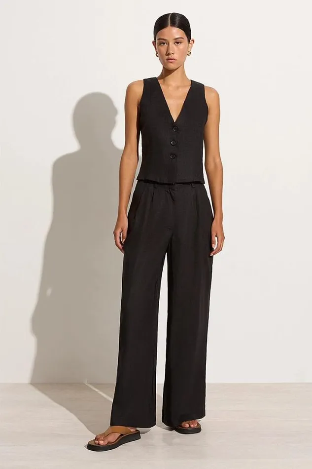 Women Faithfull The Brand Tops Salome Top Black