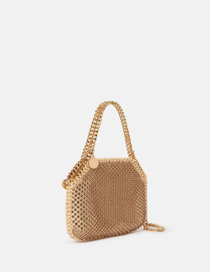 Women Falabella Crystal Mesh Mini Tote Bag Fawn Stella McCartney Mini Bags And Clutches Women Falabella Crystal Mesh Mini Tote Bag Fawn Stella McCartney Mini Bags And Clutches