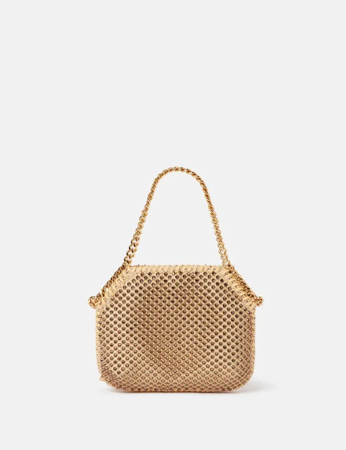 Women Falabella Crystal Mesh Mini Tote Bag Fawn Stella McCartney Mini Bags And Clutches Women Falabella Crystal Mesh Mini Tote Bag Fawn Stella McCartney Mini Bags And Clutches