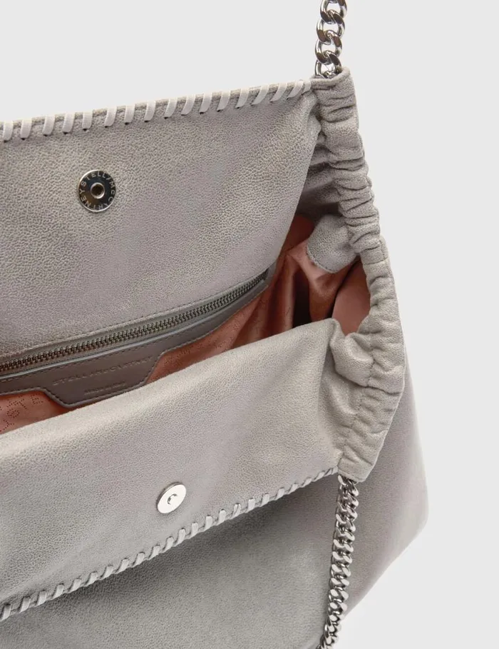 Women Falabella Drawstring Tote Bag Grey Stella McCartney TopHandle Bags