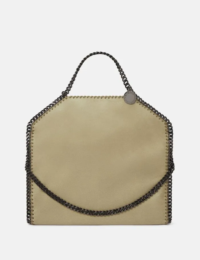 Women Falabella FoldOver Tote Bag Clotted Cream Stella McCartney Iconic Falabella