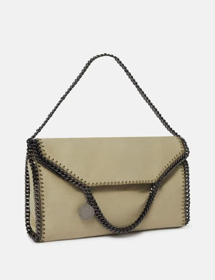 Women Falabella FoldOver Tote Bag Clotted Cream Stella McCartney Iconic Falabella