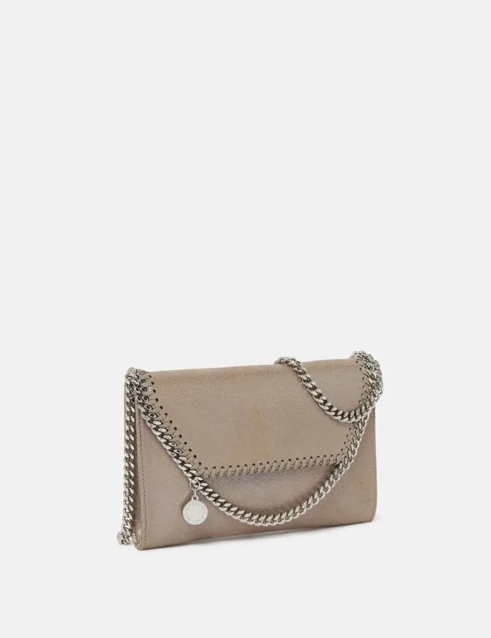 Women Falabella Wallet Crossbody Bag Pink Pearl Stella McCartney Mini Bags And Clutches