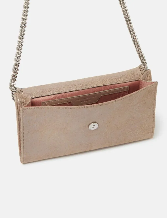 Women Falabella Wallet Crossbody Bag Pink Pearl Stella McCartney Mini Bags And Clutches