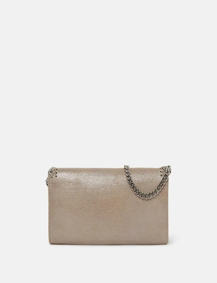 Women Falabella Wallet Crossbody Bag Pink Pearl Stella McCartney Mini Bags And Clutches
