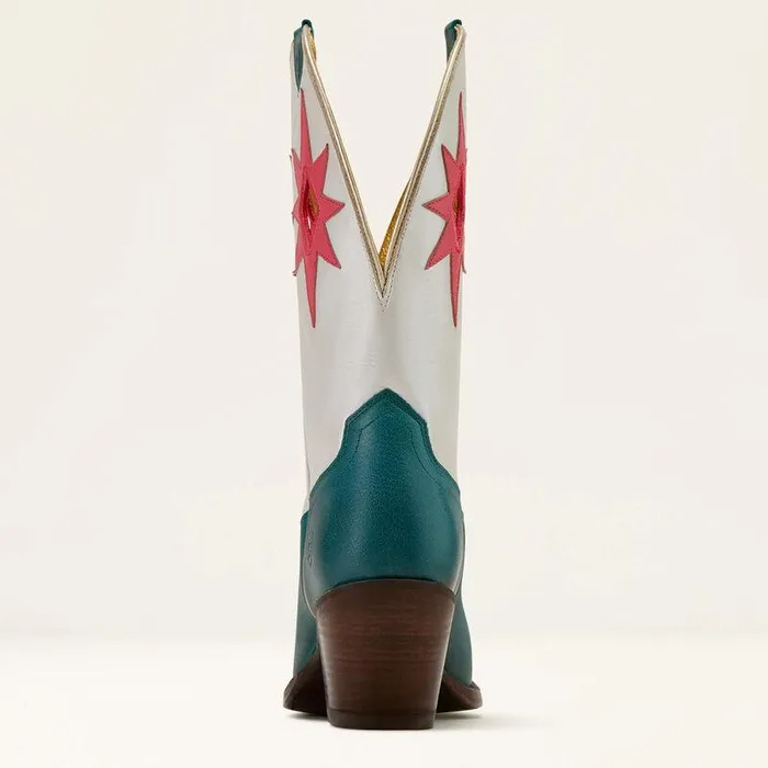 Women Fashion Boots Ariat Starlight Western Boot Turquoisepearly White