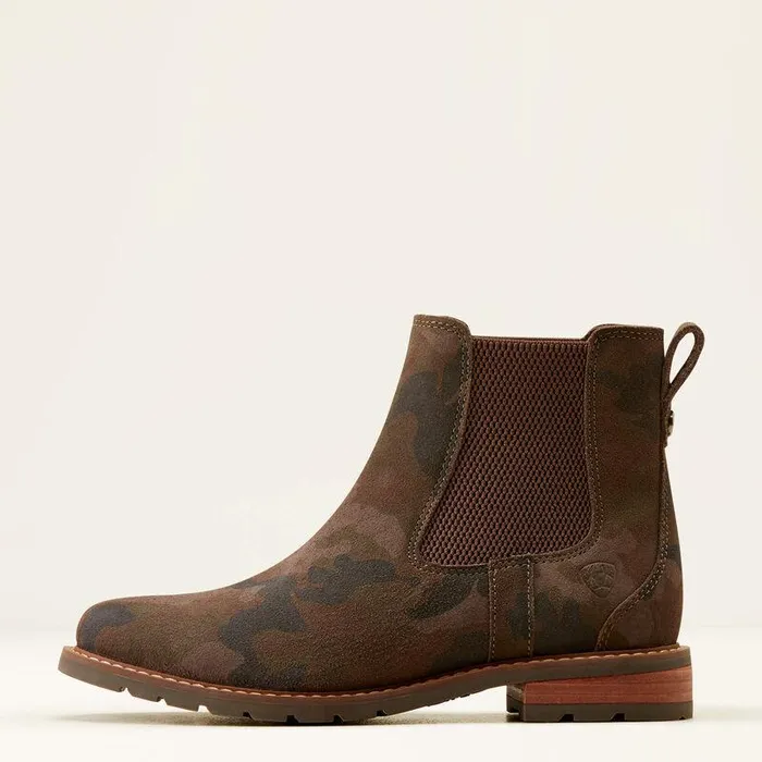Women Fashion Boots Ariat Wexford Chelsea Boot Camo Suede Women Fashion Boots Ariat Wexford Chelsea Boot Camo Suede