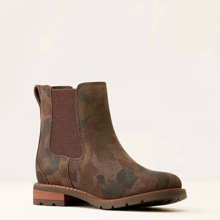 Women Fashion Boots Ariat Wexford Chelsea Boot Camo Suede Women Fashion Boots Ariat Wexford Chelsea Boot Camo Suede