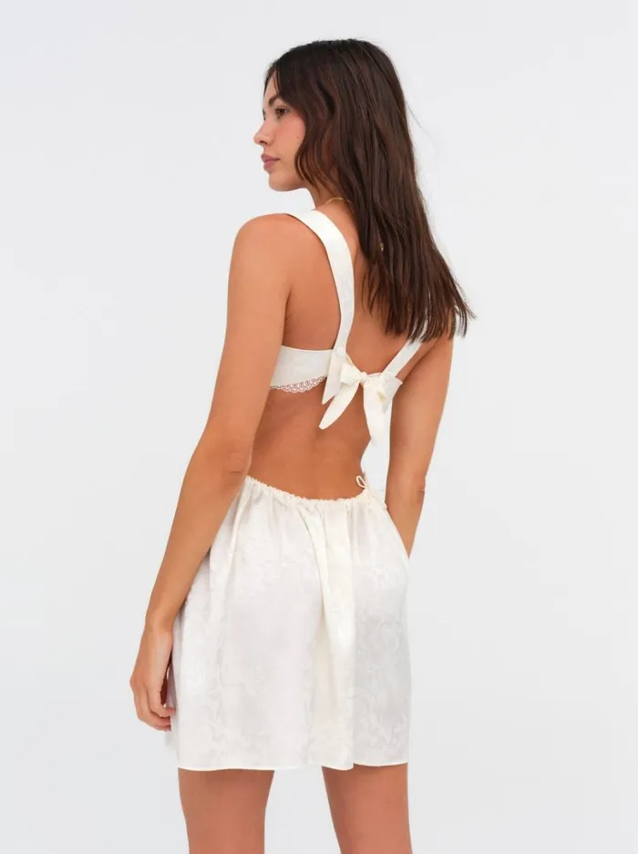 Women Festival Rose Slip Dress Ivory For Love and Lemons Lingerie Women Festival Rose Slip Dress Ivory For Love and Lemons Lingerie