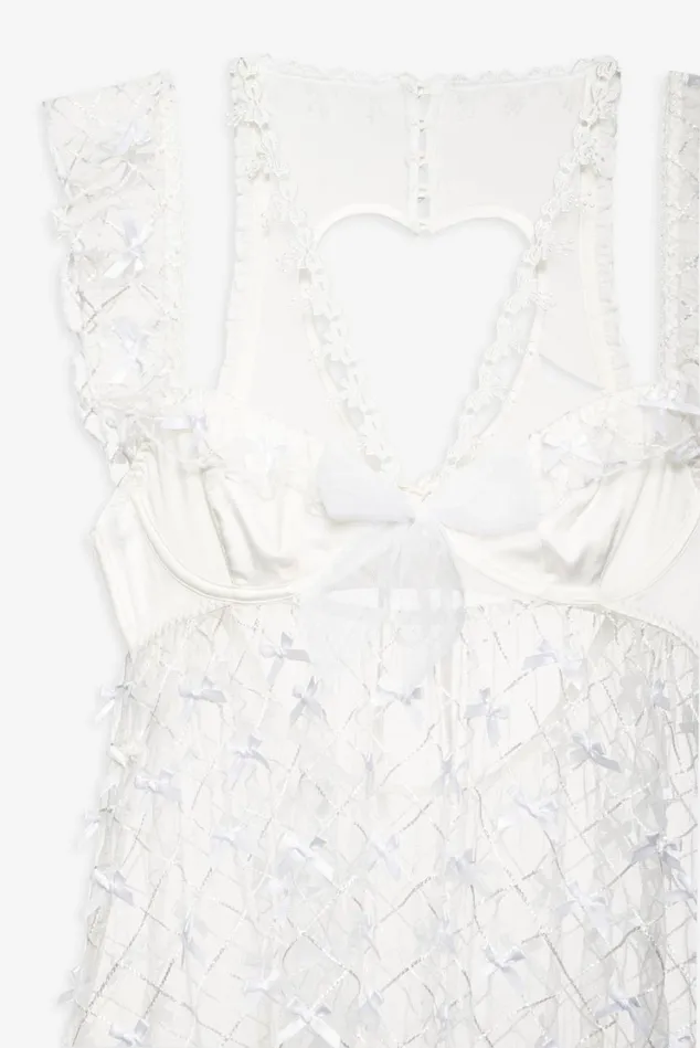 Women Fiorella Slip Dress White For Love and Lemons Lingerie Women Fiorella Slip Dress White For Love and Lemons Lingerie