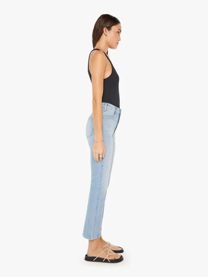 Women Flare Mother Denim The Hustler Ankle Blue lightpastel