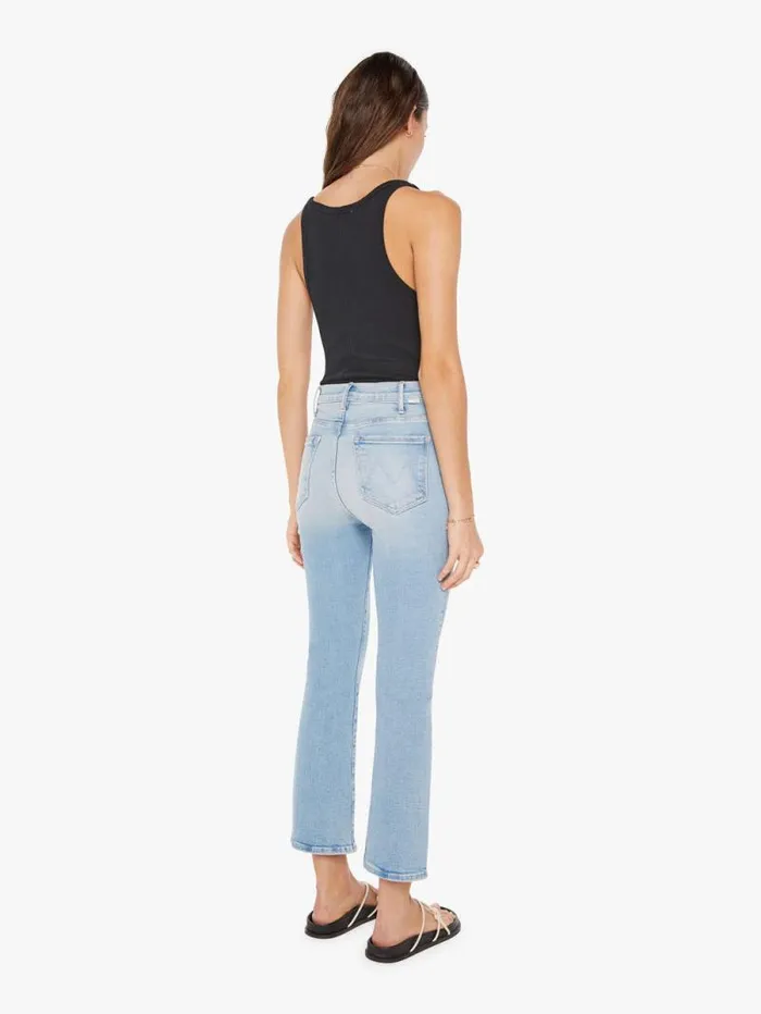 Women Flare Mother Denim The Hustler Ankle Blue lightpastel